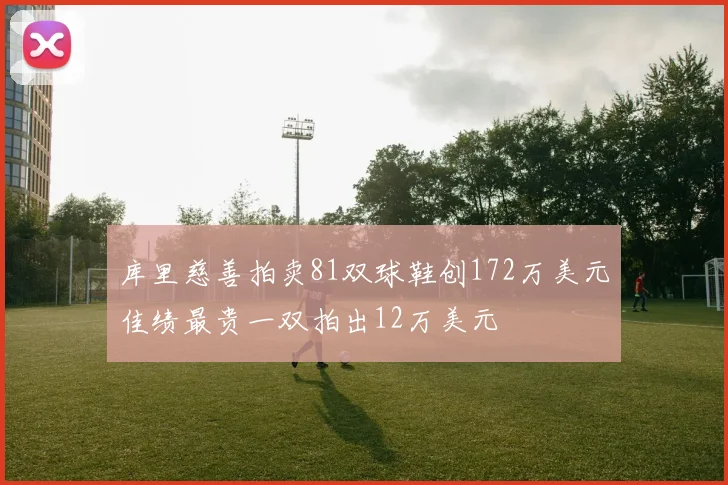 库里慈善拍卖81双球鞋创172万美元佳绩最贵一双拍出12万美元